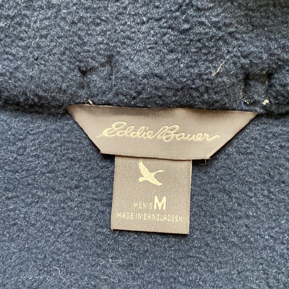 Eddie Bauer Zip Up Fleece Jacket, Men’s Medium - Picture 6 of 8